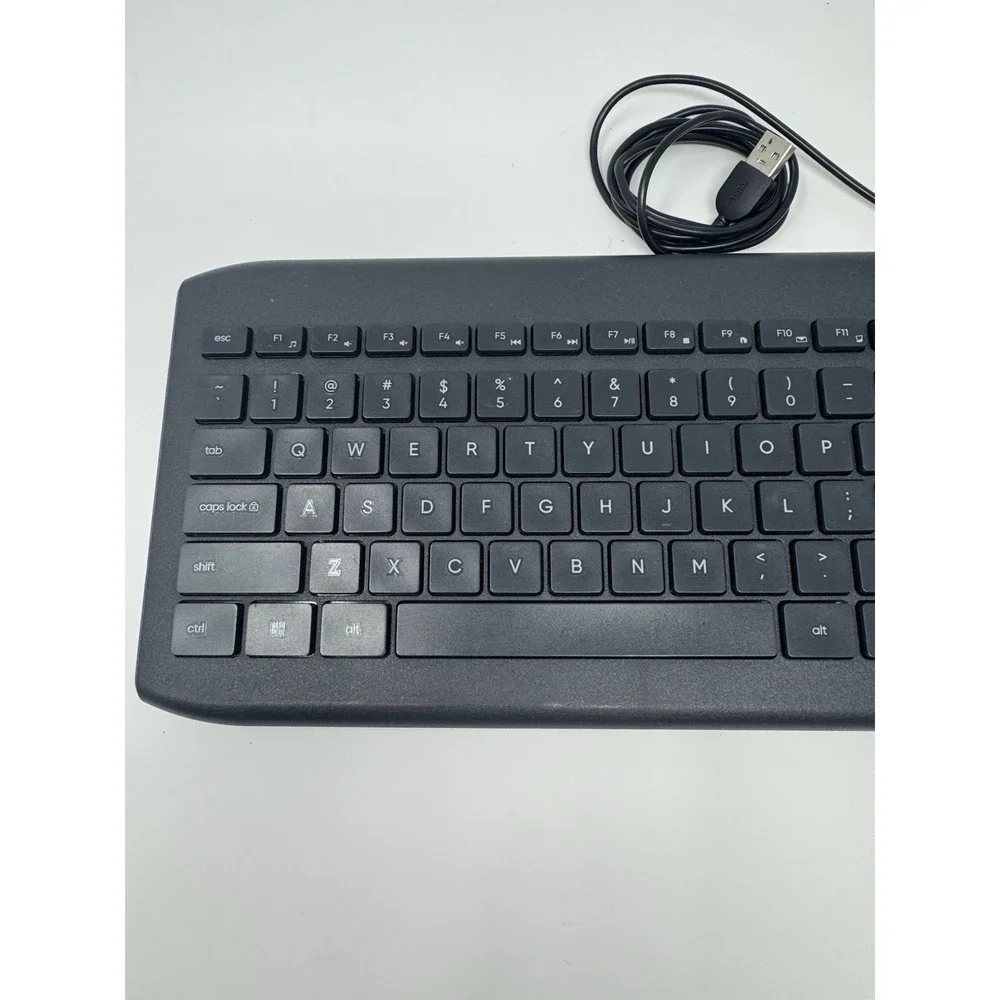 Surf Onn Wired USB Keyboard 104‎ keys 100009052 Black WORKS TESTED